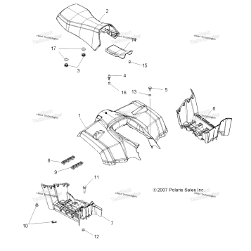 BODY, REAR CAB & SEAT
