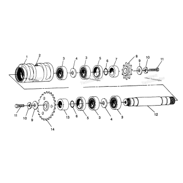 CENTER TIGHTENER 6X6 400L W968740 & 6X6 400L NORWEGIAN