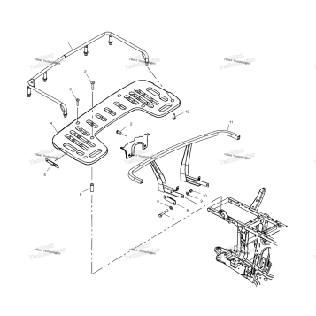 REAR RACK MOUNTING /AF/AG