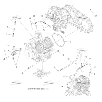 ENGINE, MOUNTING