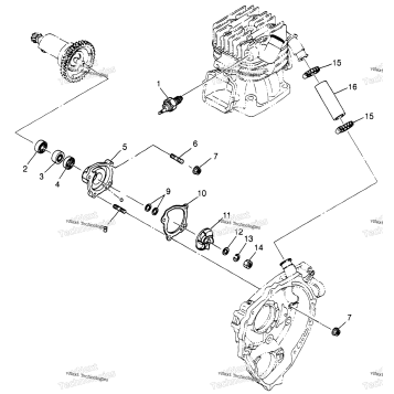 WATER PUMP SPORT 400L W97BA38C (4940124012D012)