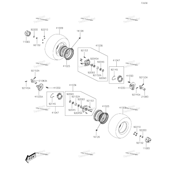FRONT HUB