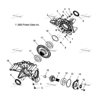 REAR GEARCASE