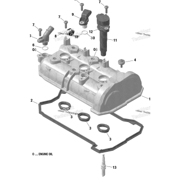 VALVE COVER 900 HO