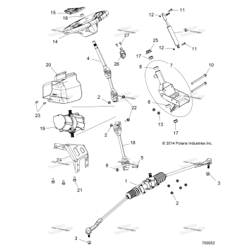 STEERING, POWER STEERING ASM