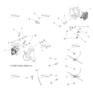 BRAKES, REAR BRAKE LINES