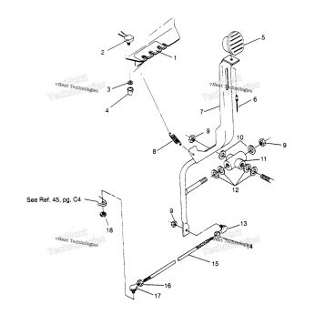 SHIFT LINKAGE ASSEMBLY SPORT 400L