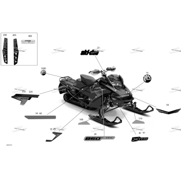DECALS - 900 ACE TURBO - PACKAGE XRS