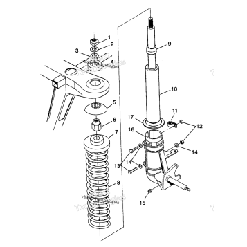 STRUT ASSEMBLY TRAIL BOSS