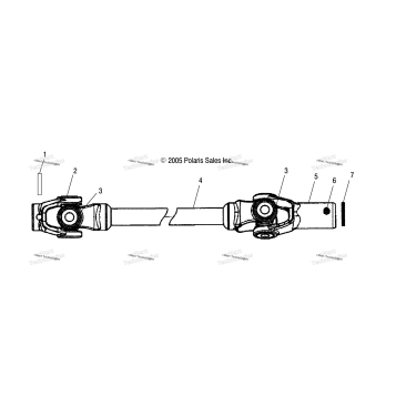 SHAFT, PROP, FRONT