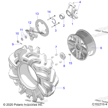 WHEELS, REAR & HUB