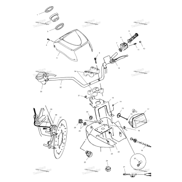 HANDLEBAR AND HEADLIGHT POD
