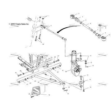AARM/STRUT MOUNTING A01CL50AA