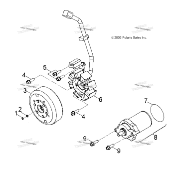 ENGINE, GENERATOR & STARTING MOTOR