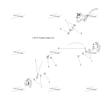 BRAKES, FRONT BRAKE LINES