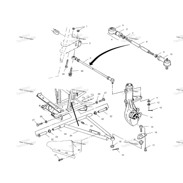 AARM/STRUT MOUNTING W97CH50A