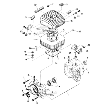 CRANKCASE & CYLINDER ASSEMBLY