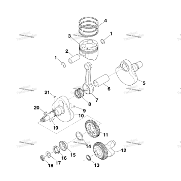 CRANKSHAFT & PISTON