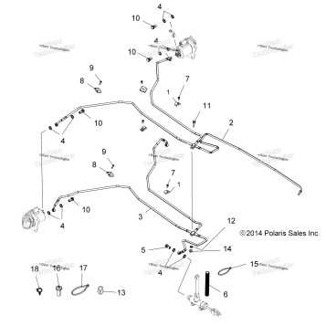 BRAKES, REAR BRAKE LINES