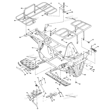 FRAME ASSEMBLY WITH RACKS UPDATED 5/90