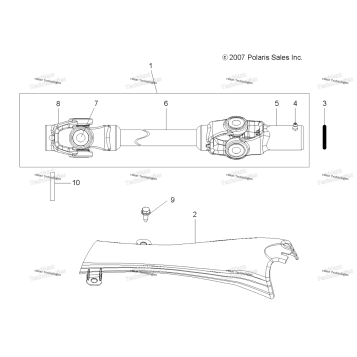DRIVE TRAIN, PROP SHAFT