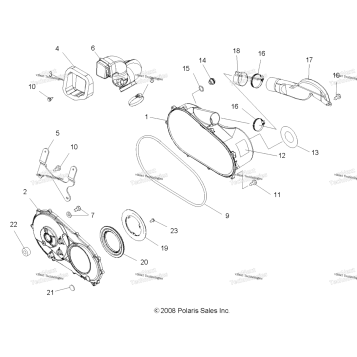 BODY, CLUTCH COVER