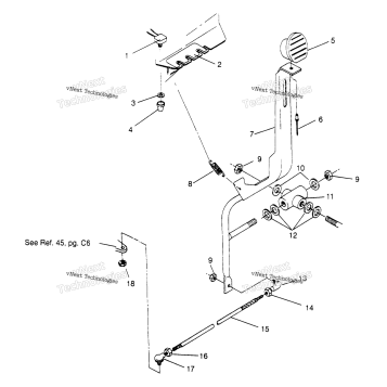 SHIFT LINKAGE ASSEMBLY TRAIL BLAZER