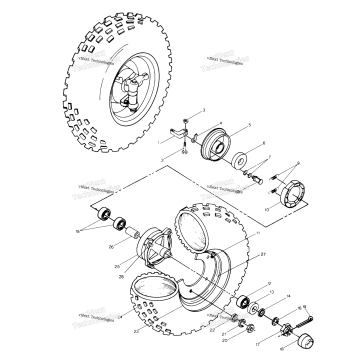 FRONT WHEEL ASSEMBLY