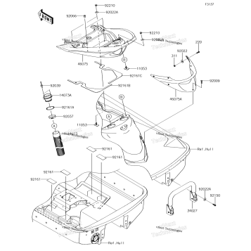 HULL REAR FITTINGS