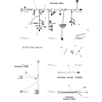 ELECTRICAL, WIRE HARNESS