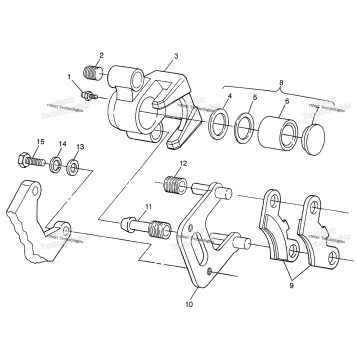 FRONT BRAKE XPRESS 300 W97CA28C & XPRESS 400L
