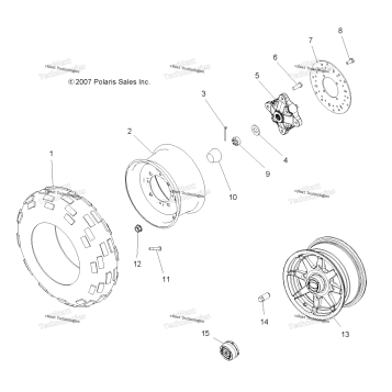 WHEELS, FRONT