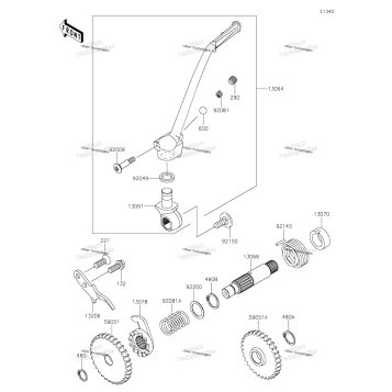 KICKSTARTER MECHANISM