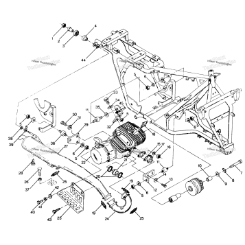 ENGINE & MUFFLER MOUNTING