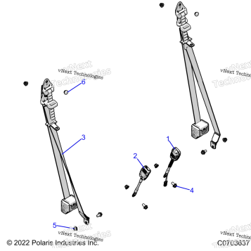 BODY, SEAT BELT MOUNTING