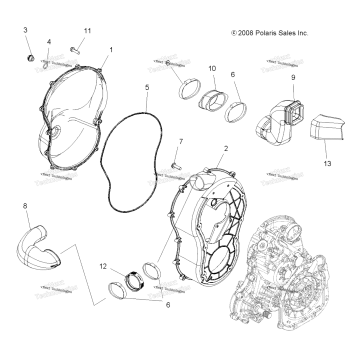 BODY, CLUTCH COVER