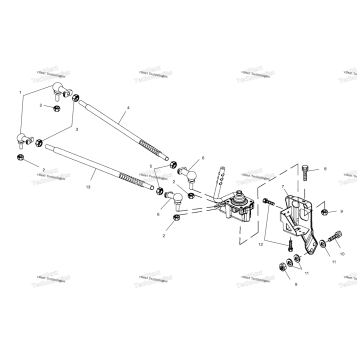 GEARCASE SELECTOR MOUNTING