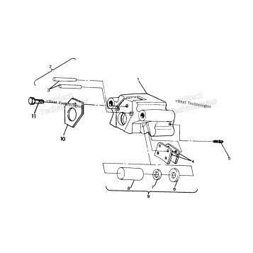REAR BRAKE ASSEMBLY 6X6