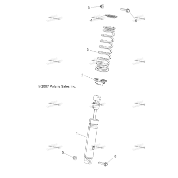 SUSPENSION, SHOCK, FRONT