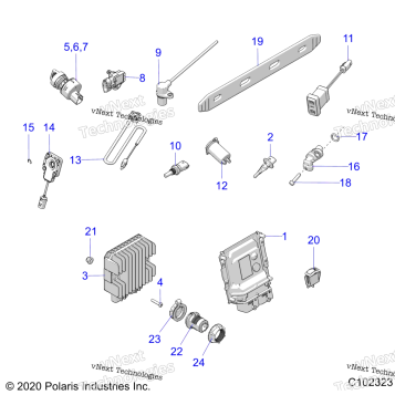 ELECTRICAL, SWITCHES, SENSORS, ECU & CONTROL MODULES