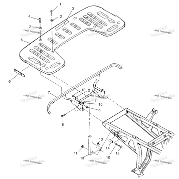 REAR RACK MOUNTING XPLORER 4X4