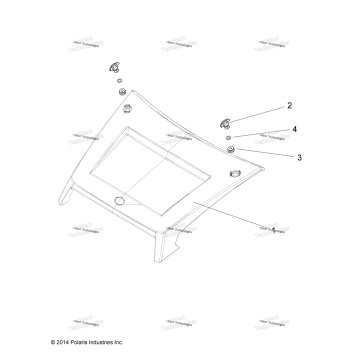 BODY, HOOD LATCH