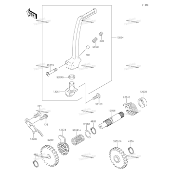 KICKSTARTER MECHANISM
