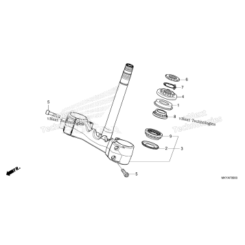 STEERING STEM (CB650RAC)