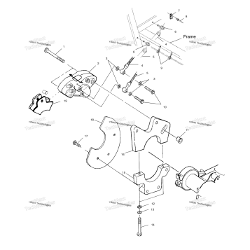REAR CALIPER MOUNTING