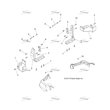 BODY, TAILGATE BRACKETS
