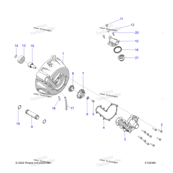 ENGINE, COOLING SYSTEM & WATER PUMP
