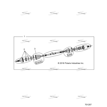 DRIVE TRAIN, FRONT HALF SHAFT Z17VDE99AM/AP/AW/K99AK