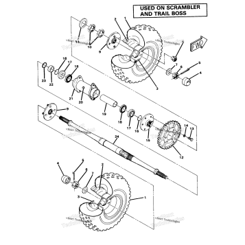 REAR WHEEL DRIVE ASSEMBLY