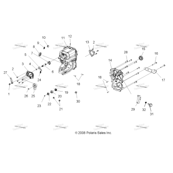 DRIVE TRAIN, MAIN GEARCASE